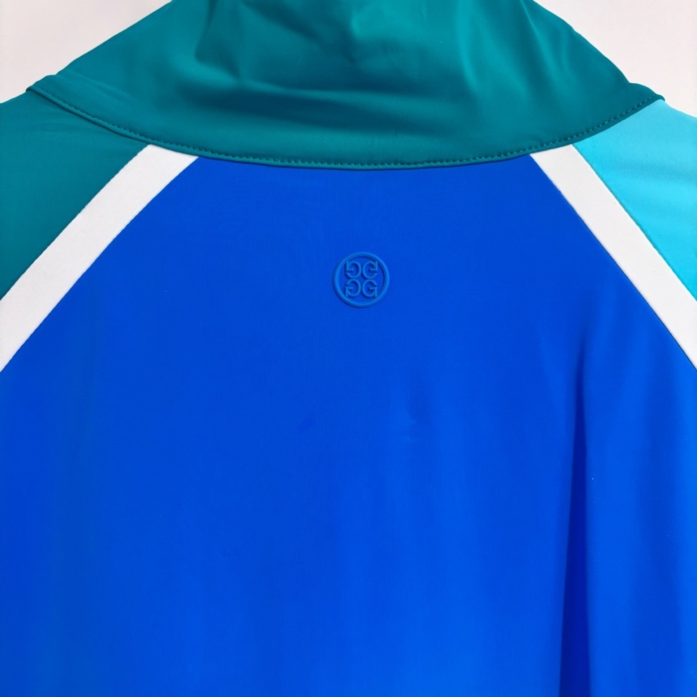 G/ Fore Color Block Silky Tech 1/4  zip golf tennis pullover Catalina women Sz M - Picture 5 of 11